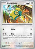 Dunsparce 079  - Reverse Holofoil SV Prismatic Evolutions - Common