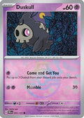 Duskull (Master Ball Pattern) 035  - Holofoil SV Prismatic Evolutions - Common