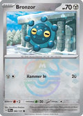 Bronzor (Master Ball Pattern) 066  - Holofoil SV Prismatic Evolutions - Common