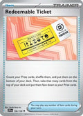 Redeemable Ticket 156  SV09 Journey Together - Uncommon