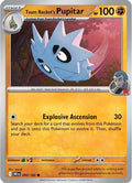 Team Rocket's Pupitar 095  - Reverse Holofoil SV10 Destined Rivals - Common