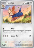 Herdier 075  - Reverse Holofoil SV White Flare - Common