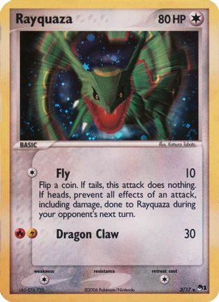 Rayquaza (2006) 003/017  - Holofoil Blister Exclusives - Rare