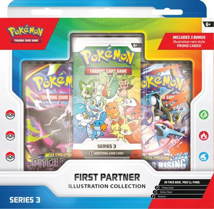 Pokemon TCG First Partner Illustration Collection (Series 3) Coming Soon Pre-Order
