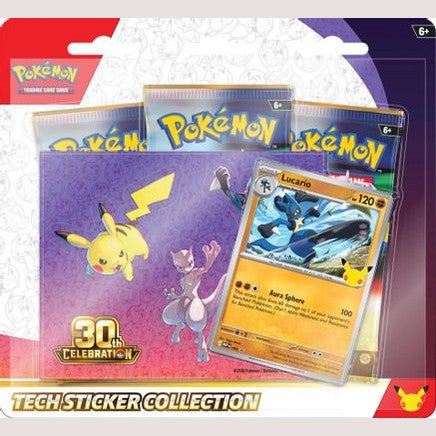 Pokemon TCG 30th Celebration Tech Sticker Collection [Lucario] Pre-Order