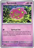 Spiritomb 035  - Reverse Holofoil ME05 Pitch Black - Rare