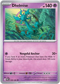 Dhelmise 039/084  - Reverse Holofoil ME05 Pitch Black - Uncommon