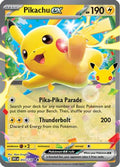 Pikachu ex 053/128  - Holofoil ME 30th Celebration - Double Rare