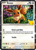 Eevee (30th Celebration) 116/128  - Holofoil Blister Exclusives - Common