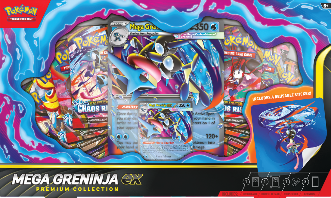 Pokemon TCG MEGA GRENINJA EX PREMIUM COLLECTION (Pre Order)
