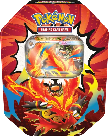 Pokemon TCG Ascended Heroes Tin - Mega Emboar Ex