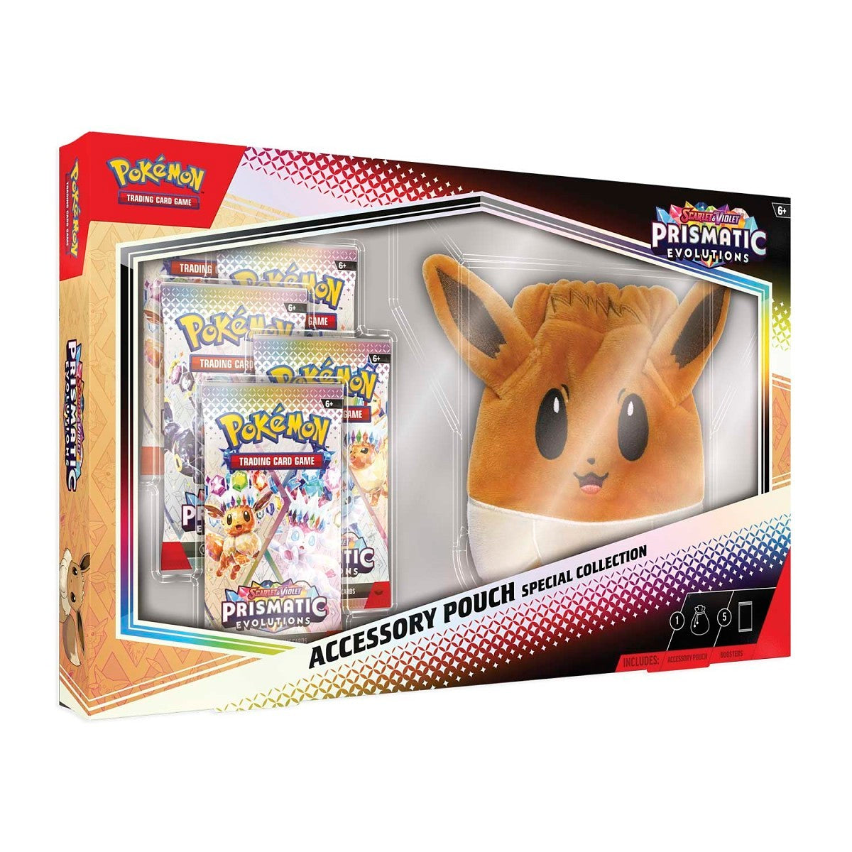 Pokemon TCG Prismatic Evolutions Accessory Pouch Special Collection