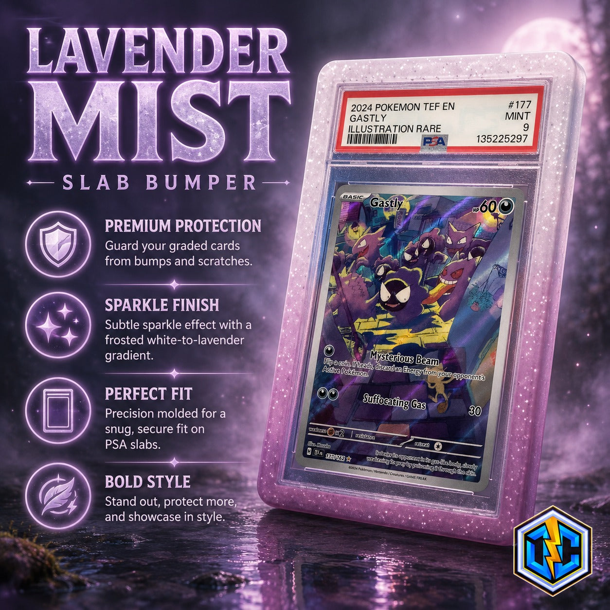 Lavender Mist PSA Slab Guard  Bumper