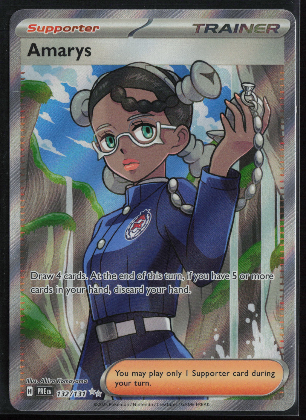 Amarys 132/131 Ultra Rare - Prismatic Evolutions - Near Mint