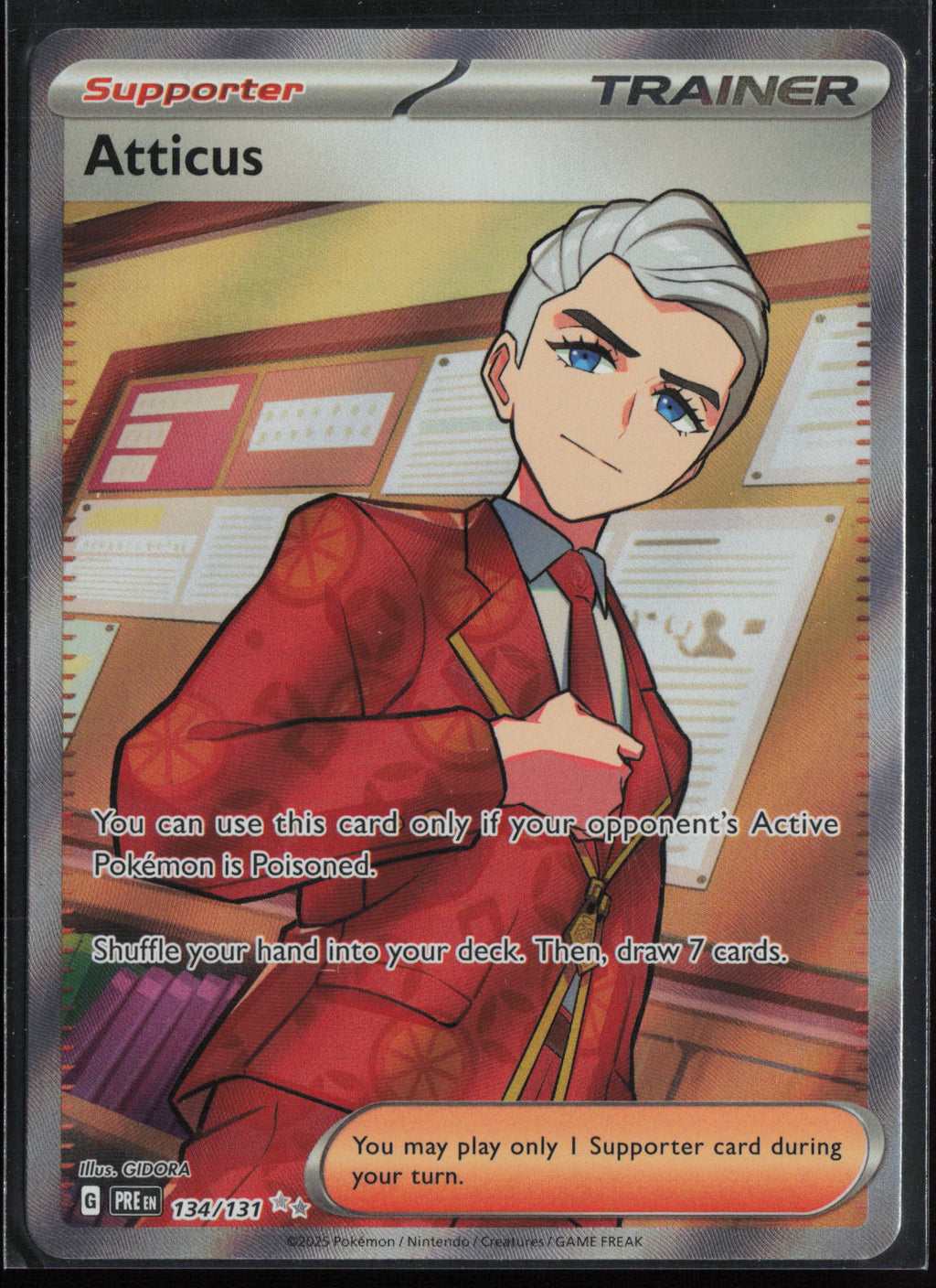 Atticus 134/131 Ultra Rare - Prismatic Evolutions - Near Mint